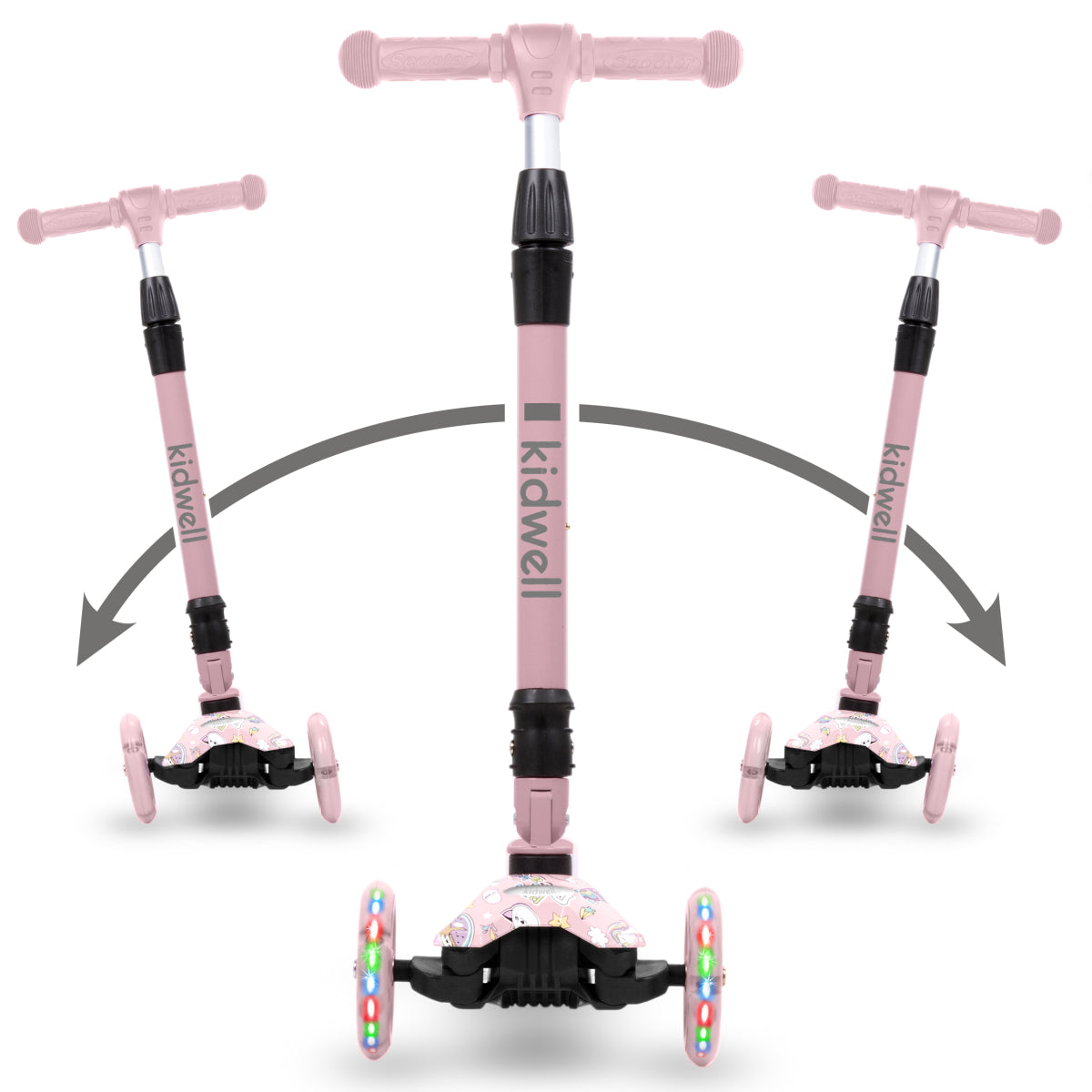 Kidwell-VENTO-OPVOUWBARE STEP 120 mm-Unicorn