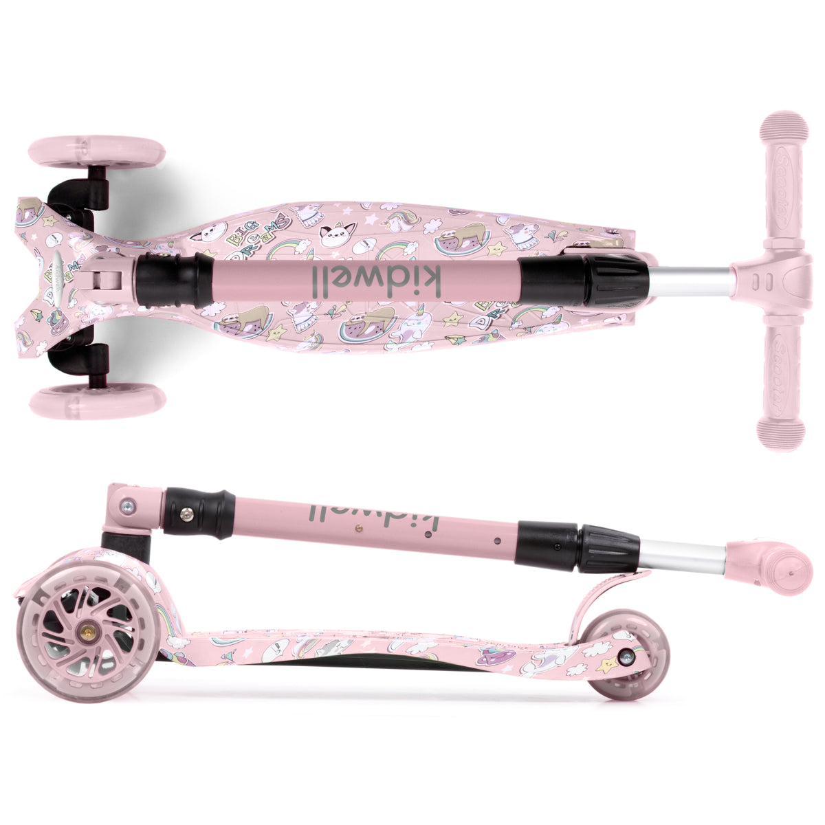 Kidwell-VENTO-OPVOUWBARE STEP 120 mm-Unicorn
