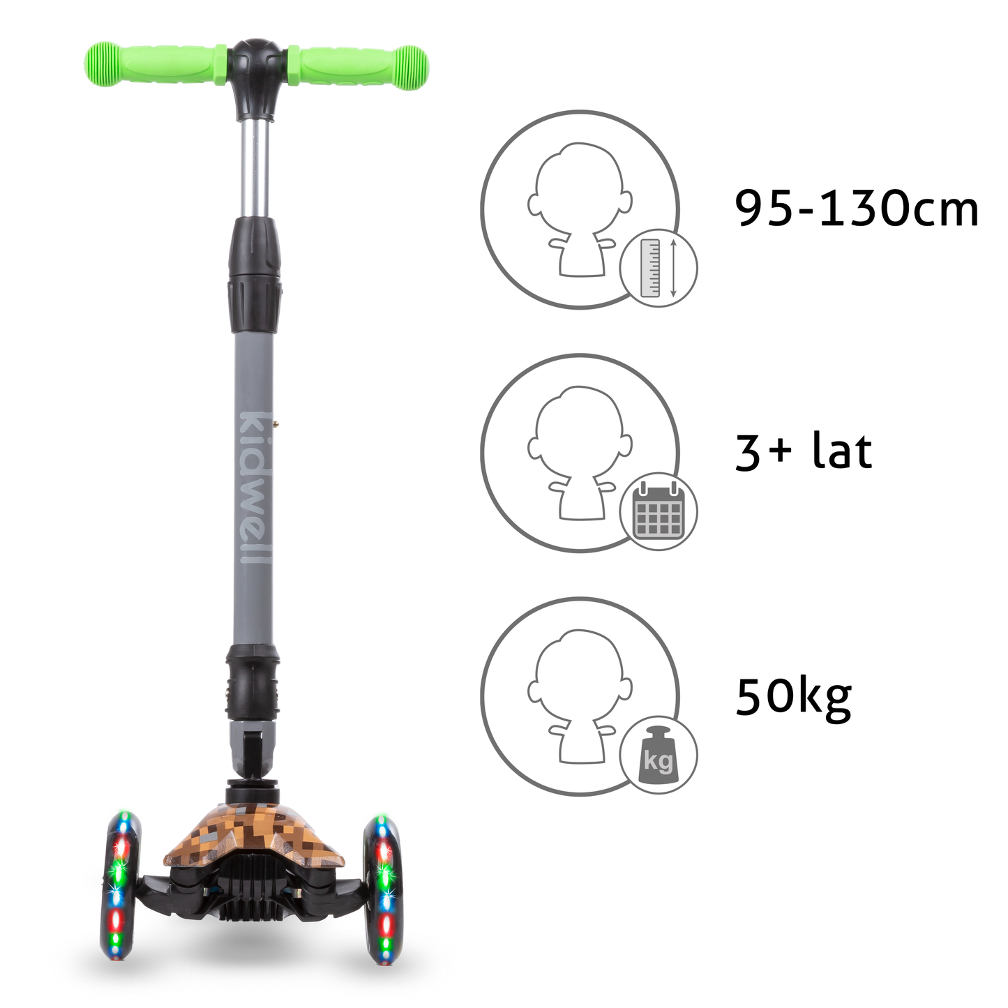 Kidwell-VENTO-OPVOUWBARE STEP 120 mm-Game