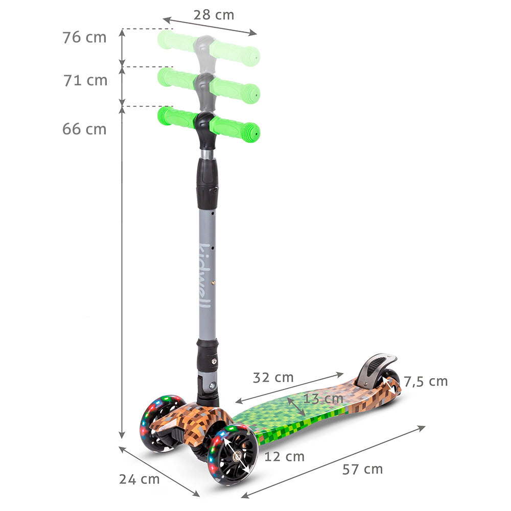 Kidwell-VENTO-OPVOUWBARE STEP 120 mm-Game