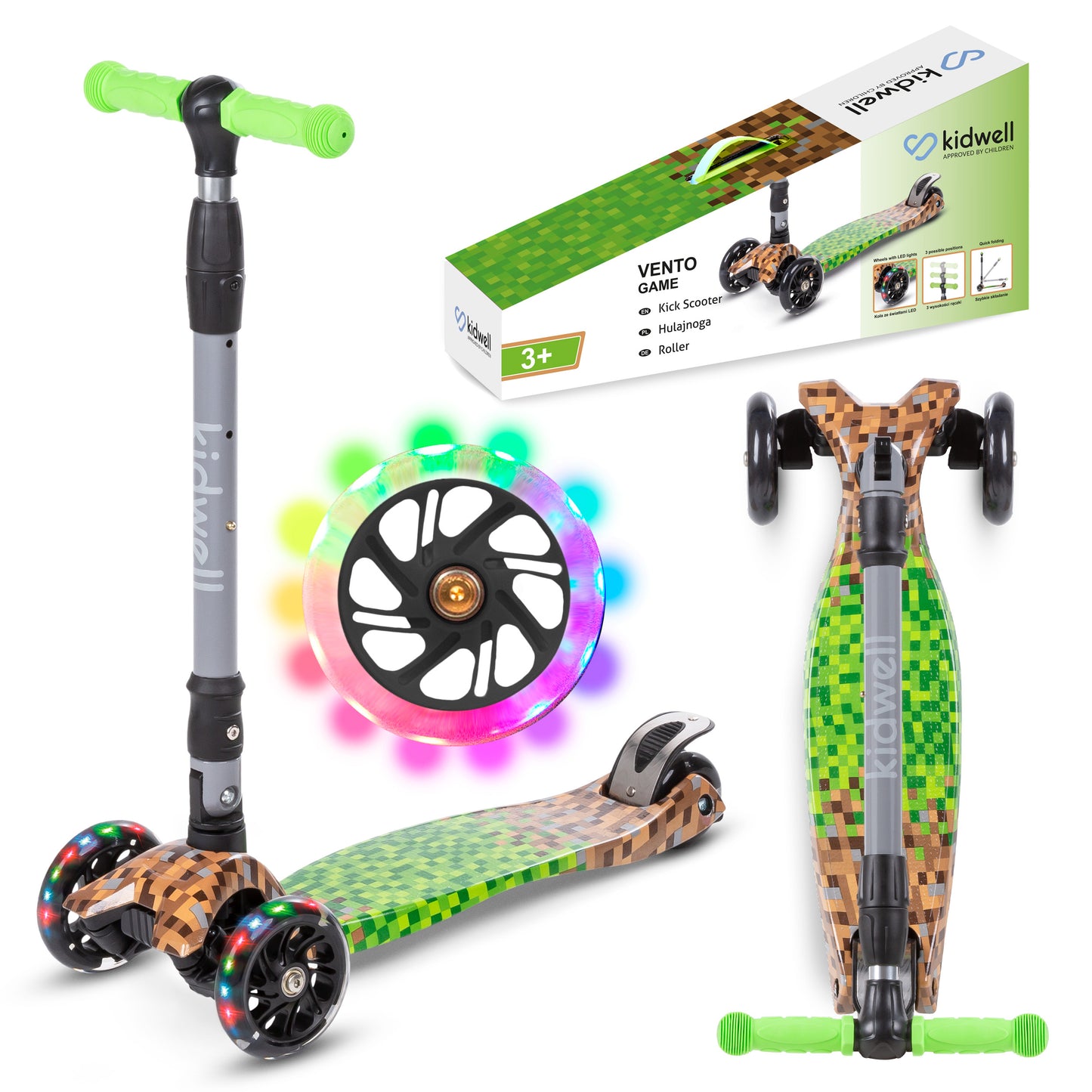Kidwell-VENTO-OPVOUWBARE STEP 120 mm-Game
