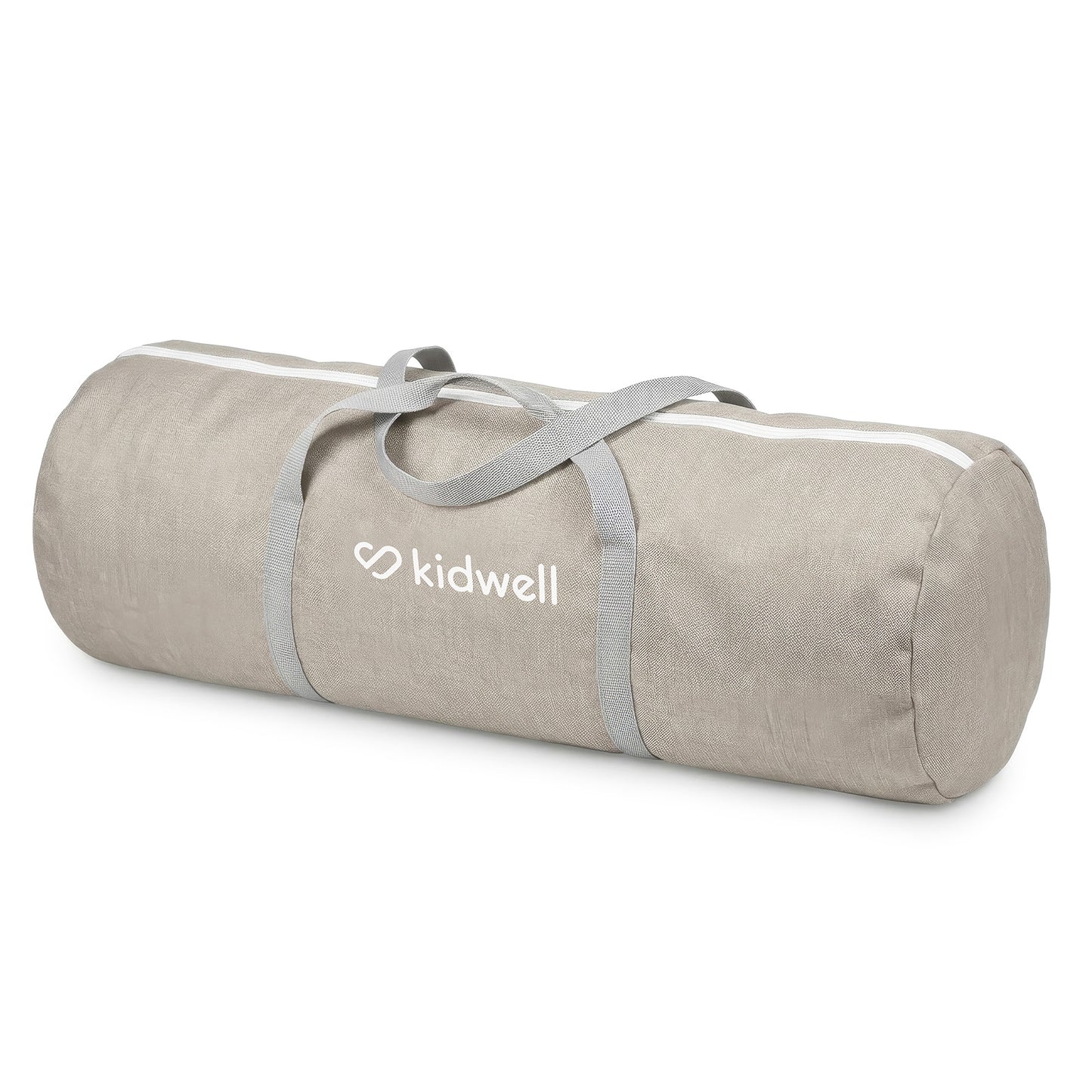 Kidwell-FANKO-babybox-kinderbox–130x130cm–voor binnen en buiten-beige-ademend gaas-EN71-gecertificeerd-6 tot 36 maanden