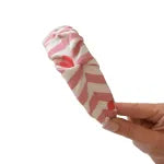 Kersenliefde Katoenen Geruffelde Hoofdband HANDGEMAAKT