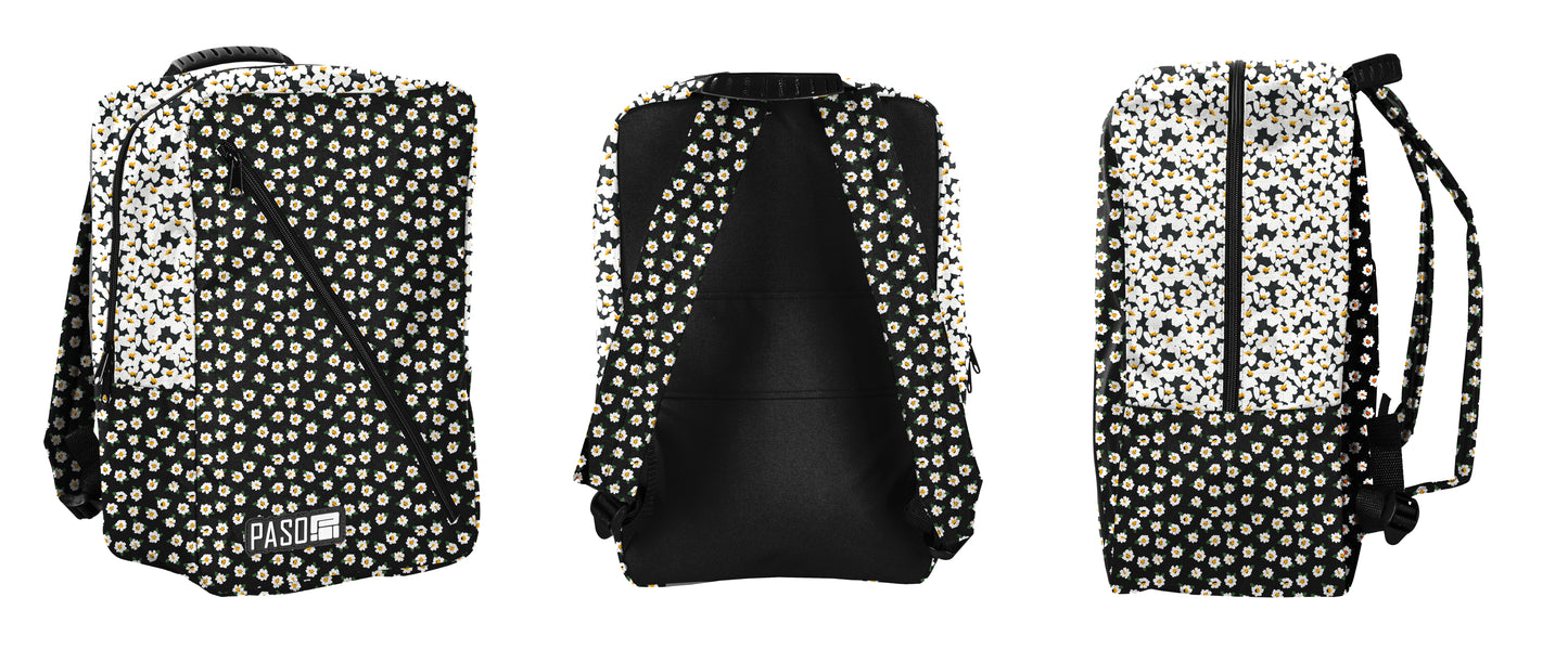 Paso rugzak - 40x20x25 cm - bloemen - Wizzair - Ryanair - handbagage