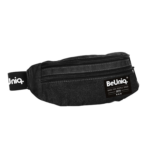 BeUniq heuptas - 23 x 15 x 8cm - zwart - crossbody bag