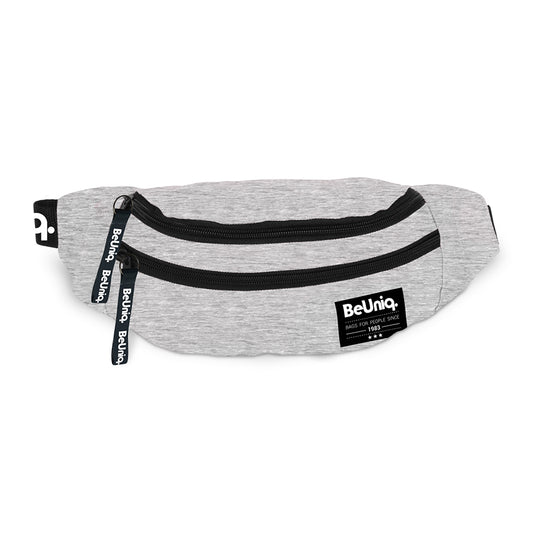 BeUniq heuptas - 23 x 15 x 8cm - grijs - crossbody bag