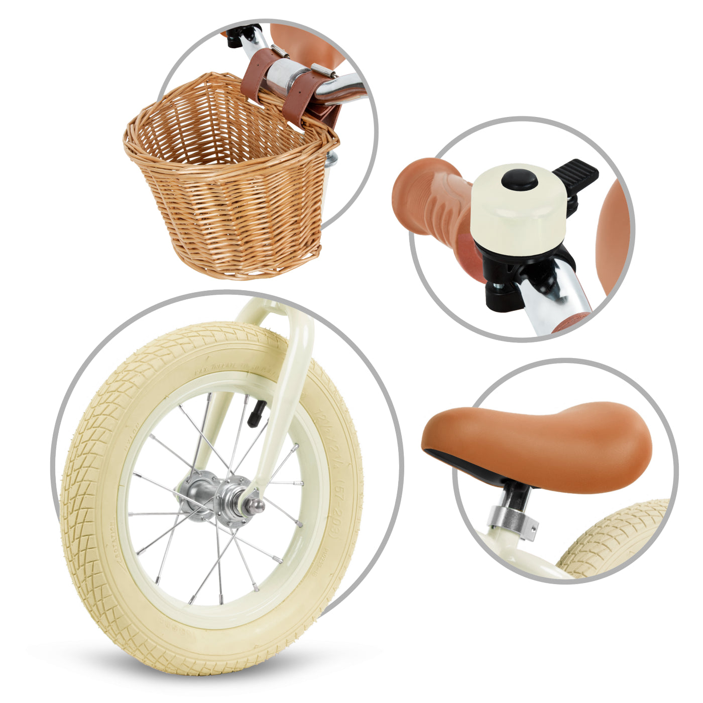Kidwell Loopfiets Classy Cream