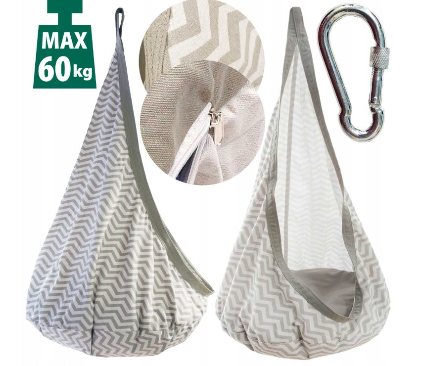 Madej - Kinder cocoon schommel hangstoel met kussen - 3+ jaar