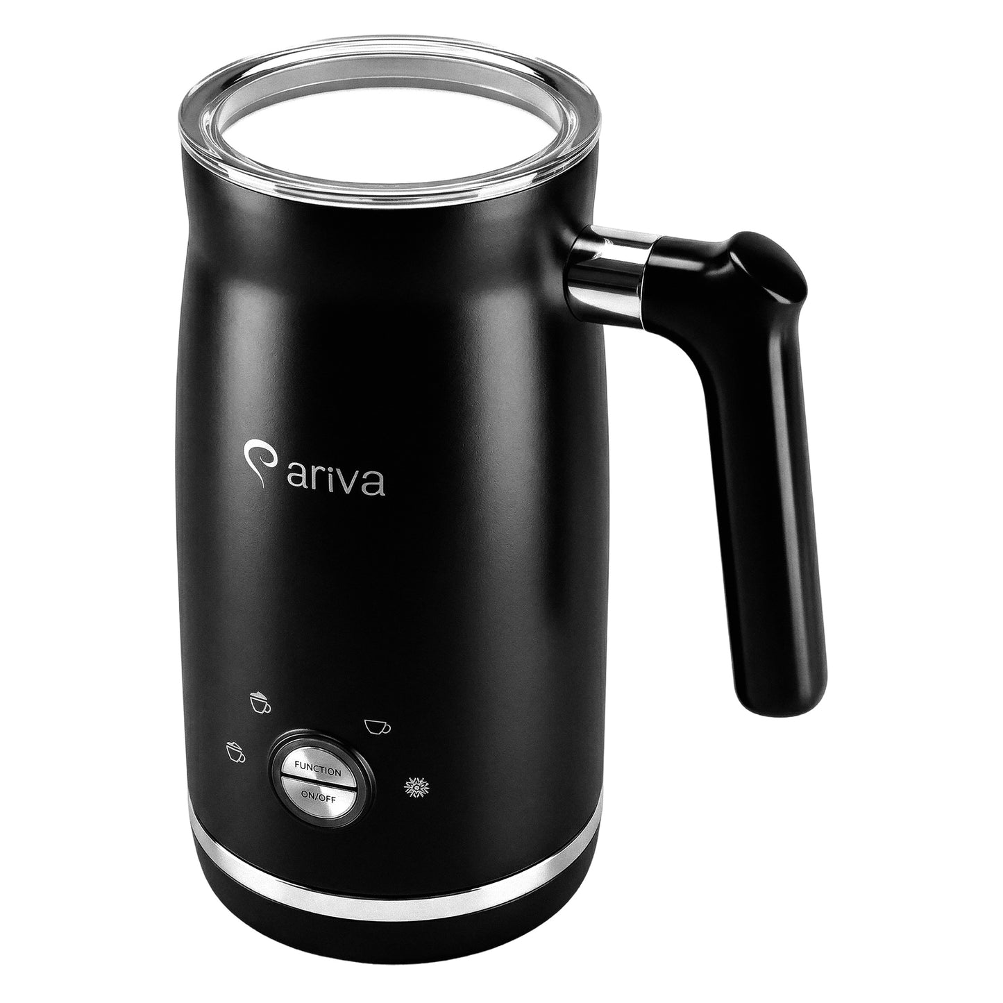 ARIVA-4 in 1-Elektrische melkopschuimer-Schuim voor cappuccino, latte en frappe, warme chocolademelk in 1 minuut