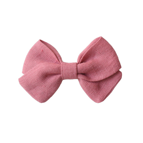 Middelgrote Indisch roze strik HANDGEMAAKT