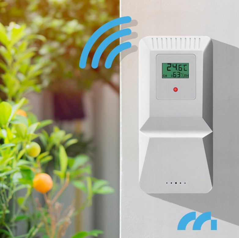 MalTec-Daily1000M-Draadloos weerstation-thermometer-hygrometer-barometer-klok