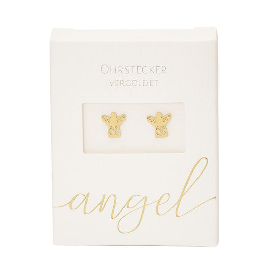 Crystals by HCA-Classic-Oorbellen-Verguld-Beschermengel