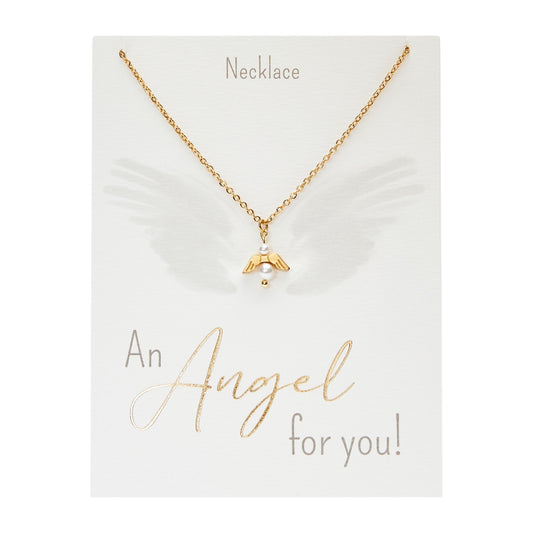 Crystals by HCA-Ketting-An angel for you-Verguld