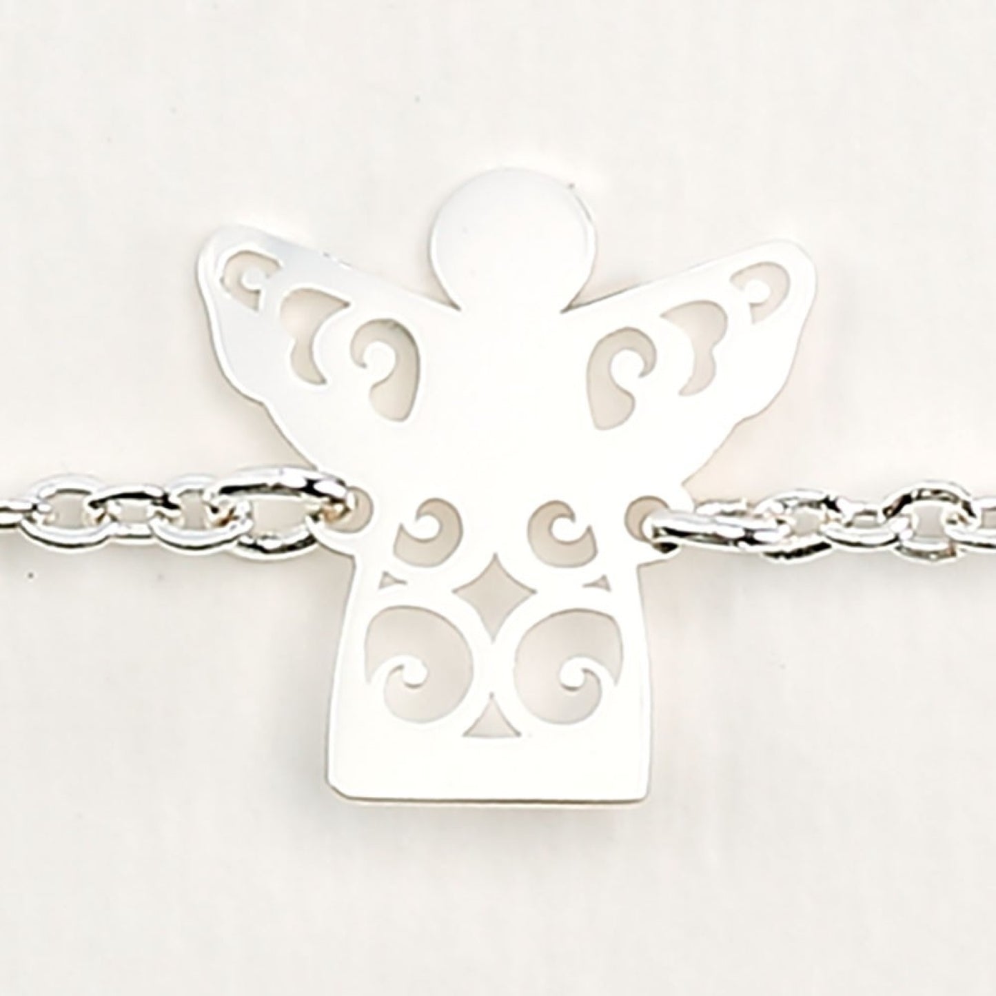 Crystals by HCA-Classic-Armband - Verzilverd - Beschermengel