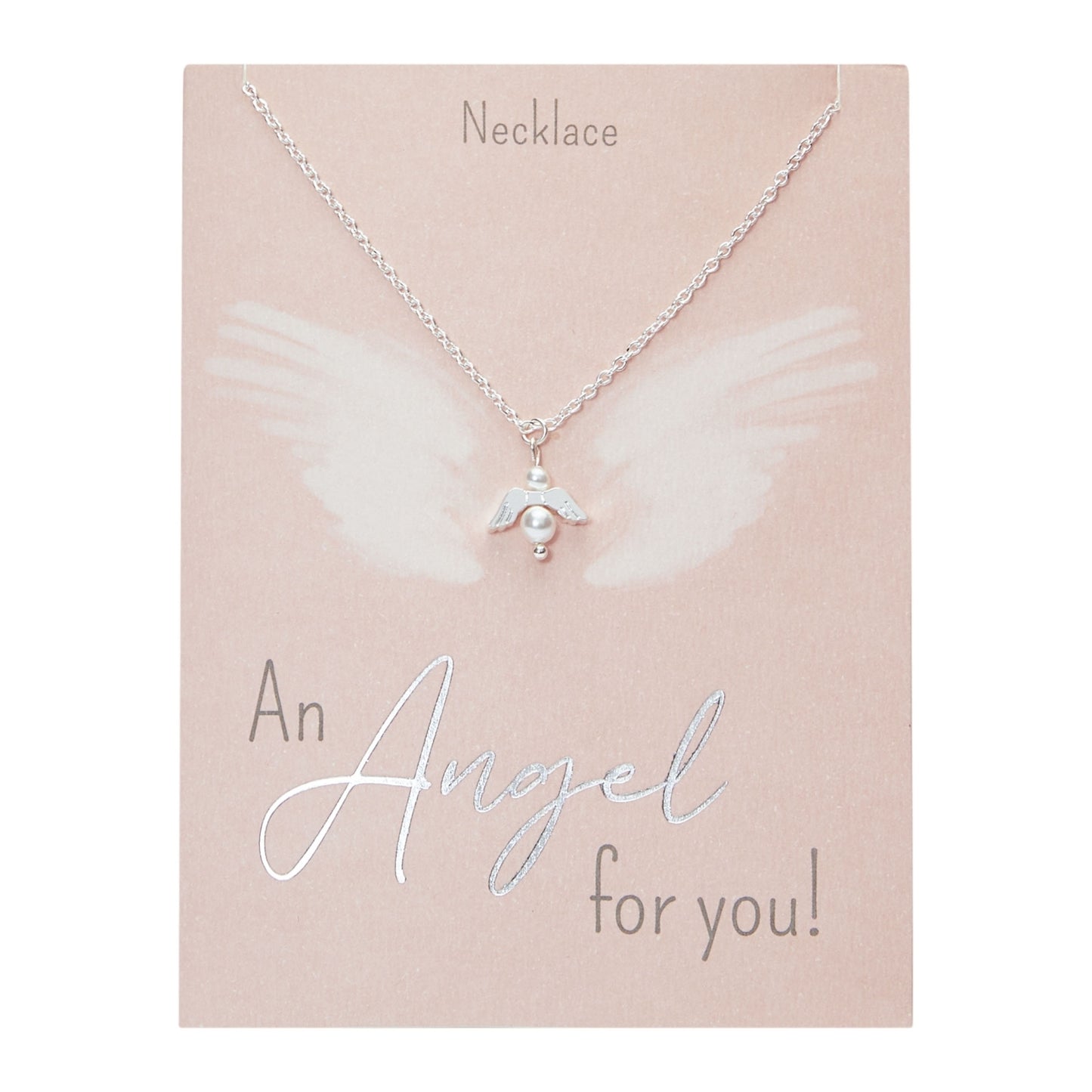 Crystals by HCA-Ketting-An angel for you-Verzilverd