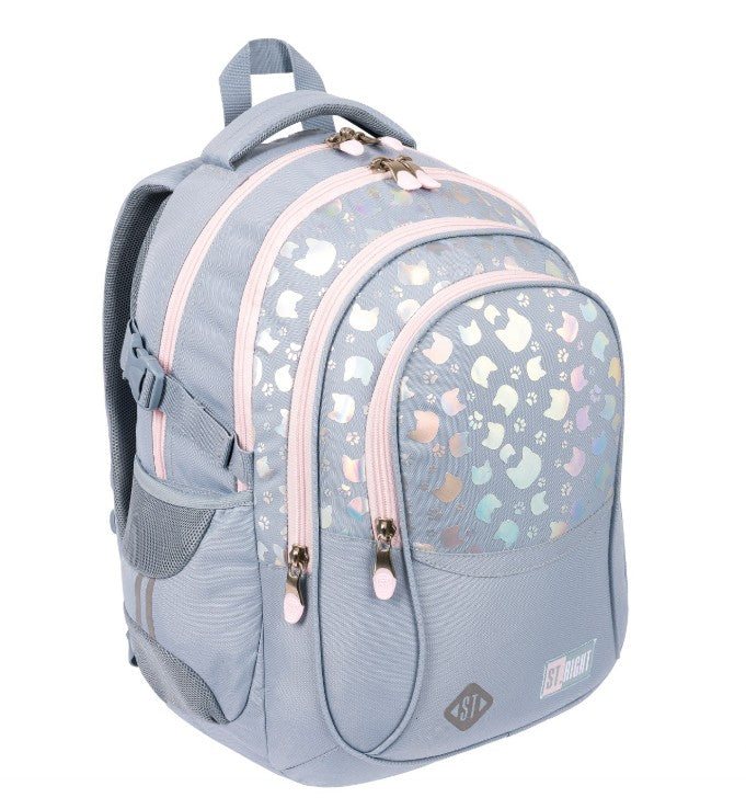 St.Right - rugzak - schooltas - 43x32x21 cm - 23 liter - kat - poes