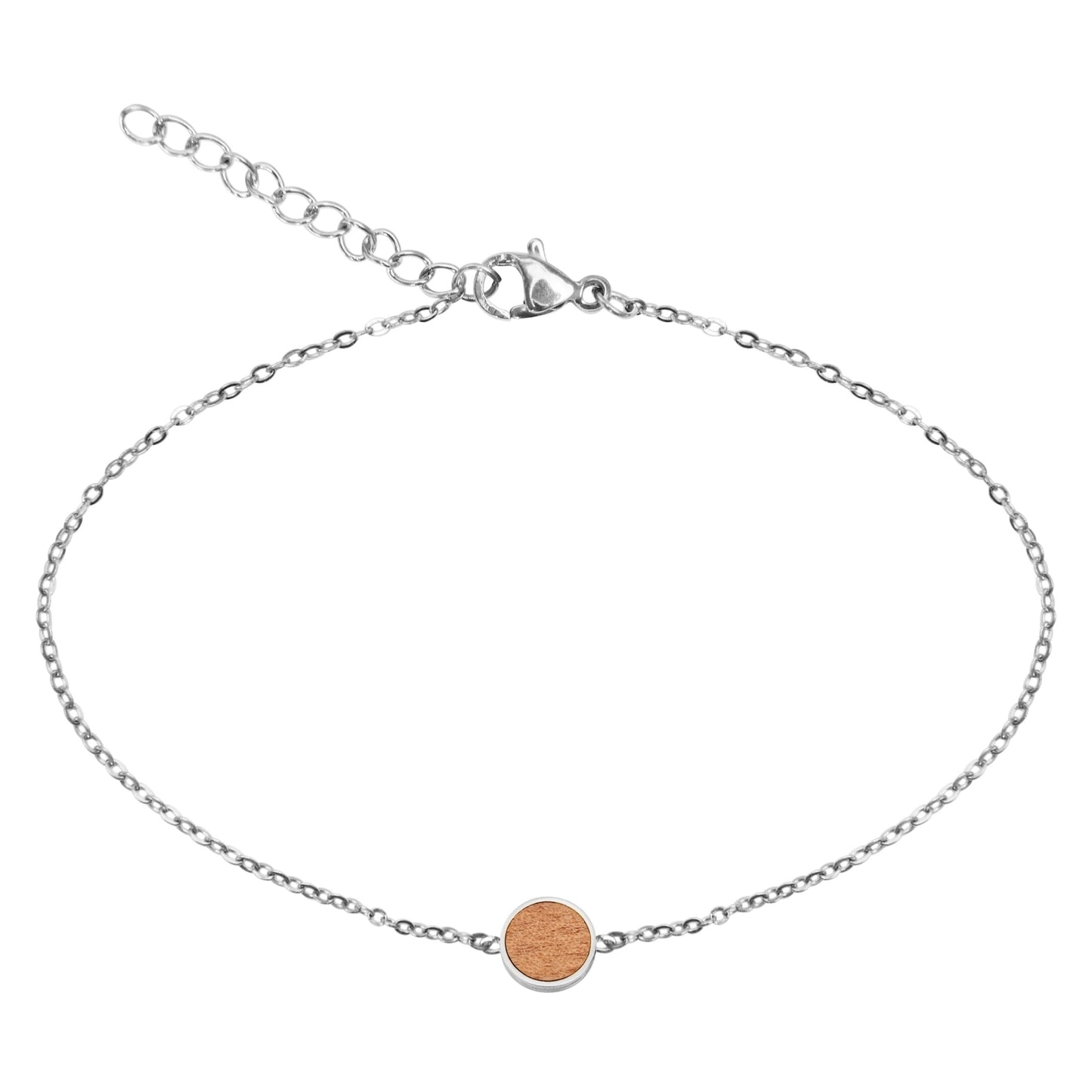 Crystals by HCA-Armband-Piece of Life-Roestvrijstaal-Cirkel