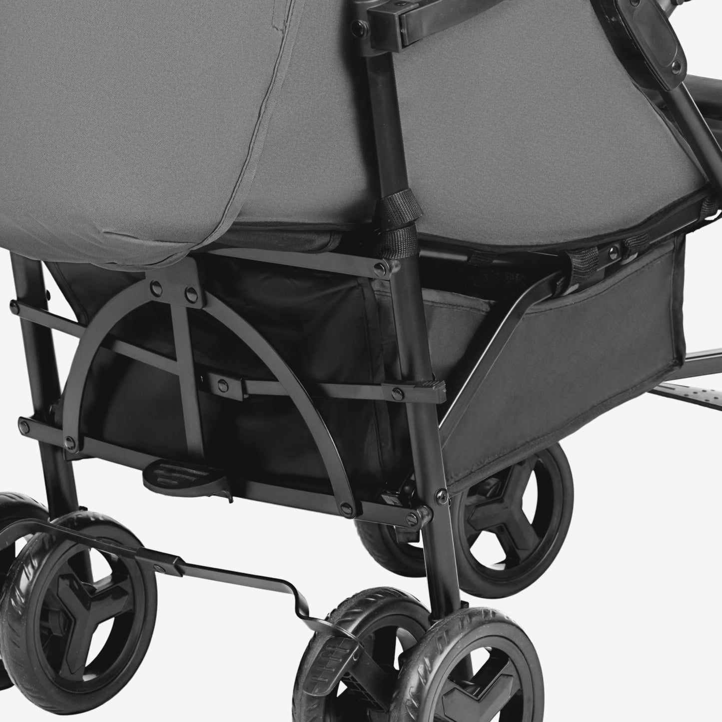 Tulano-Buggy-Davos 35-Vanaf 6 maanden-Tot 22 kg-Grijs/zwart