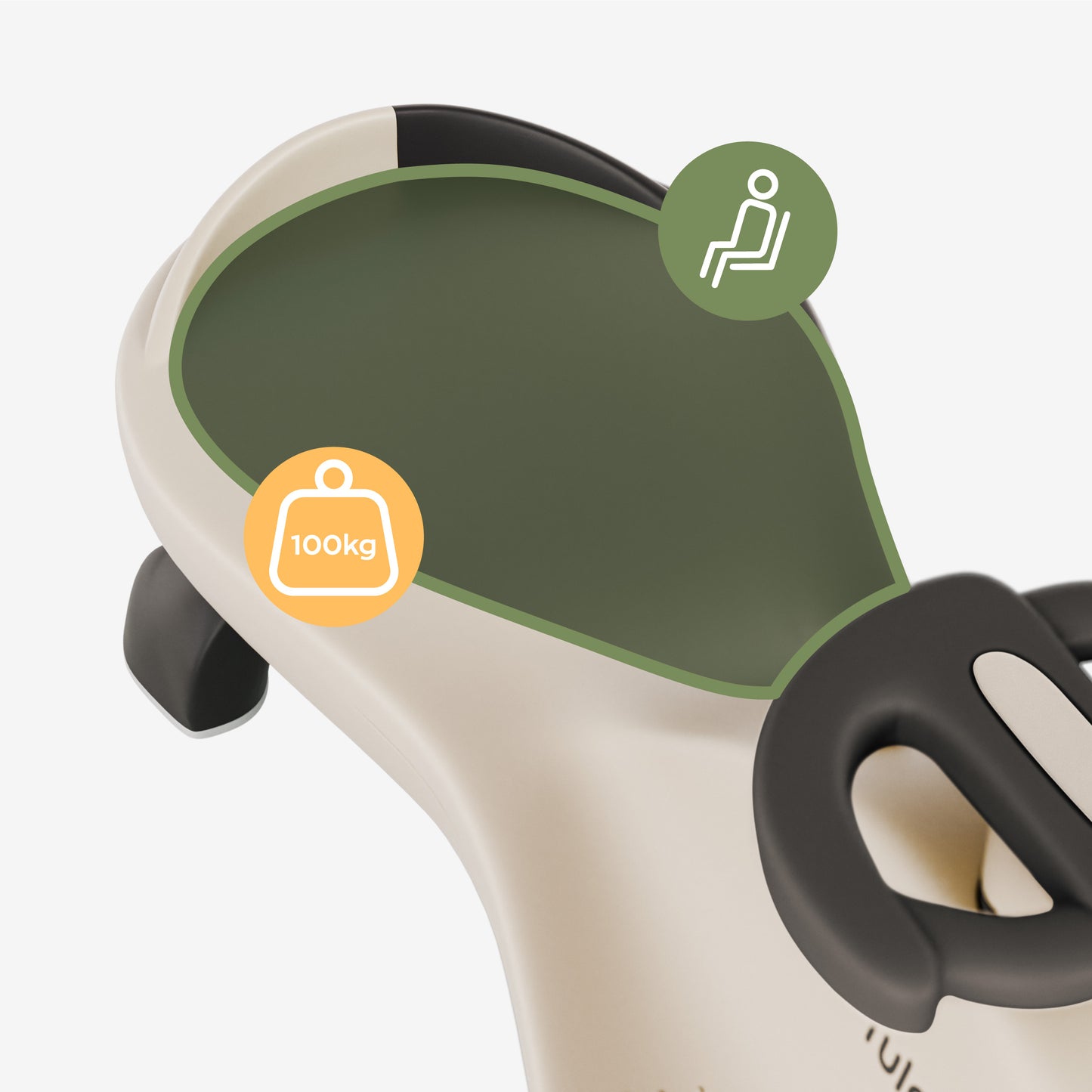 Tulano-Focus 35-Loopauto-Gravitatie/zwaartekrachtrijder-tot 100 kg-Beige (alleen online)