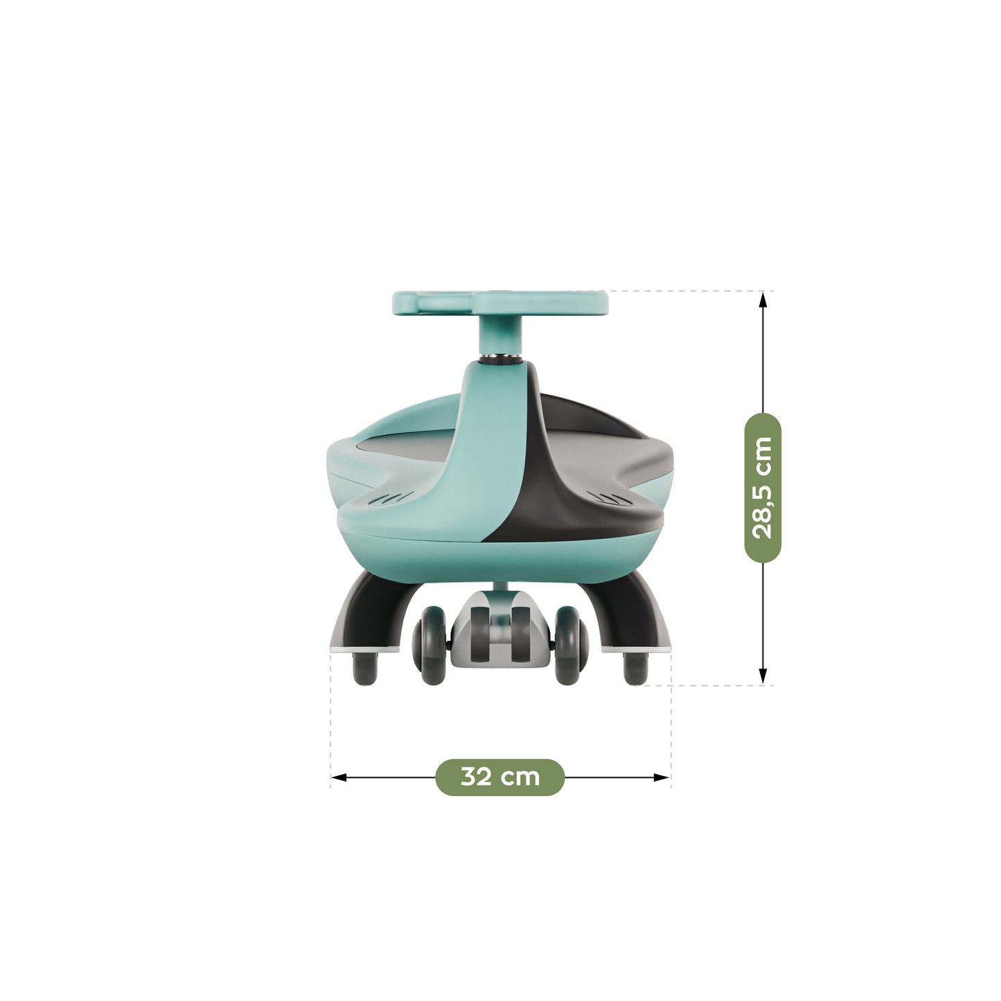 Tulano-Focus 35-Loopauto-Gravitatie/zwaartekrachtrijder-tot 100 kg-Blauw (alleen online)