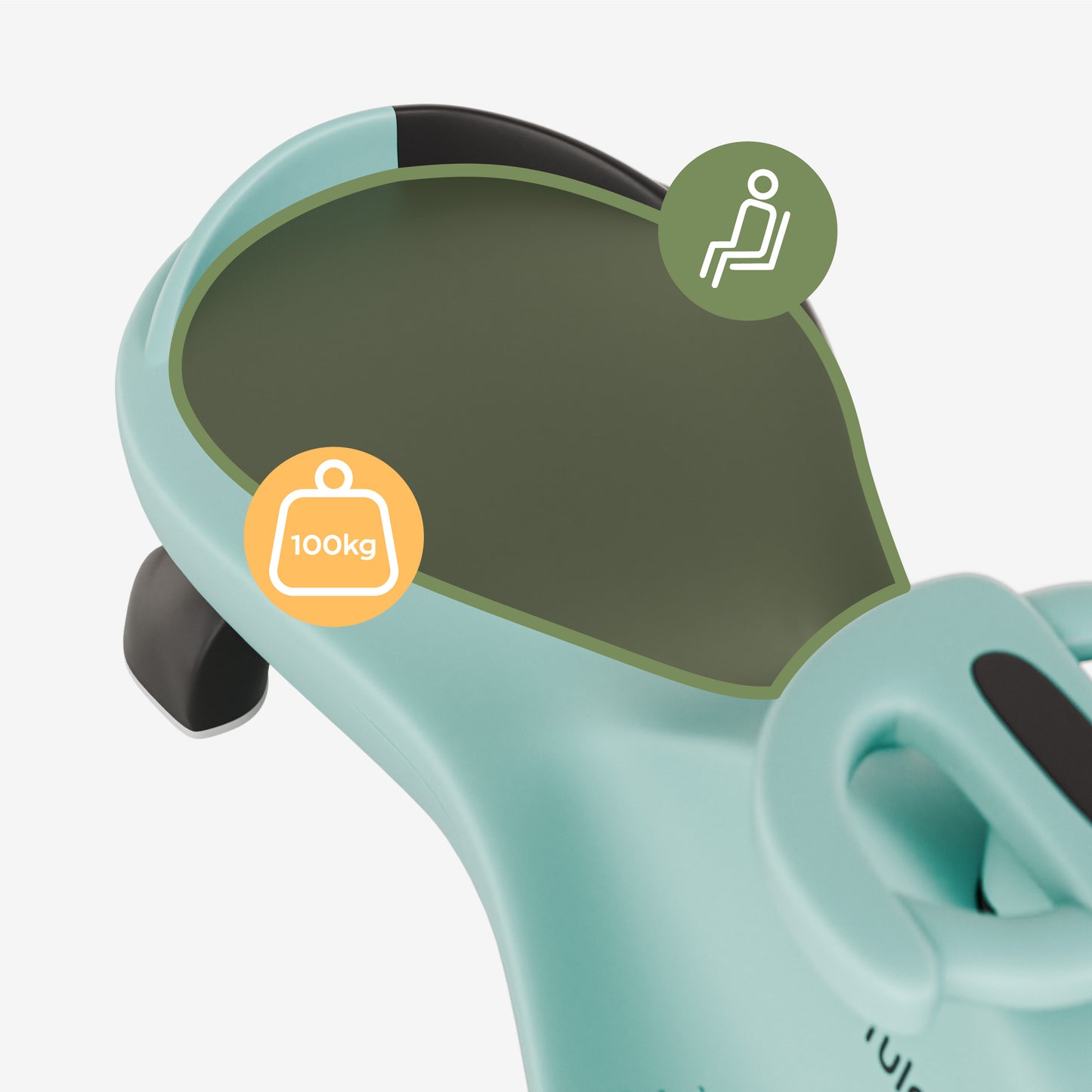 Tulano-Focus 35-Loopauto-Gravitatie/zwaartekrachtrijder-tot 100 kg-Blauw (alleen online)