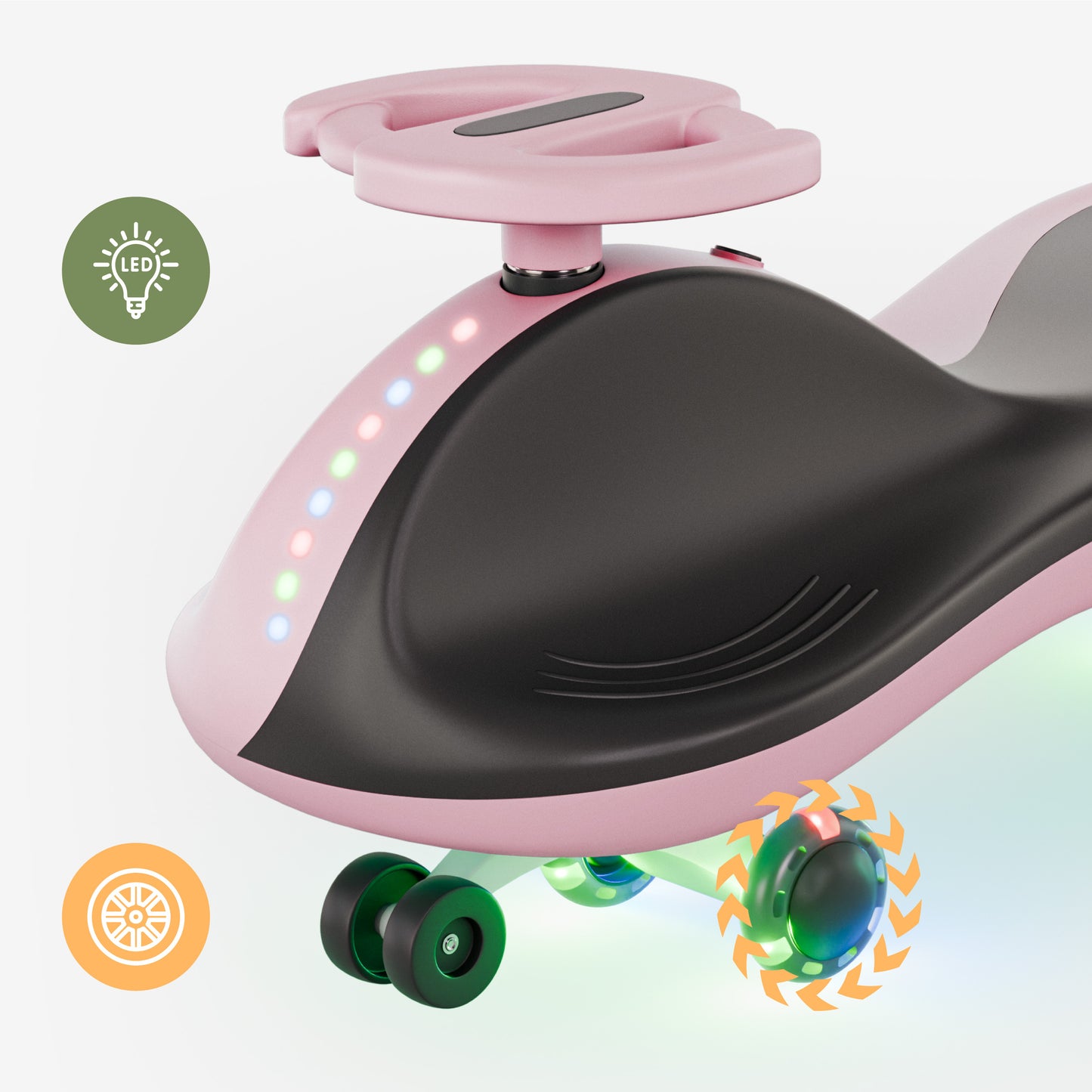 Tulano-Focus 35-Loopauto-Gravitatie/zwaartekrachtrijder-tot 100 kg-Roze (alleen online)