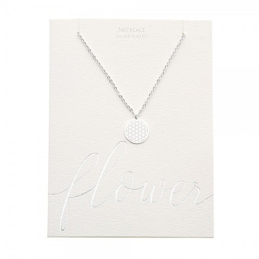 Crystals by HCA-Classic-Ketting-Verzilverd-Levensbloem