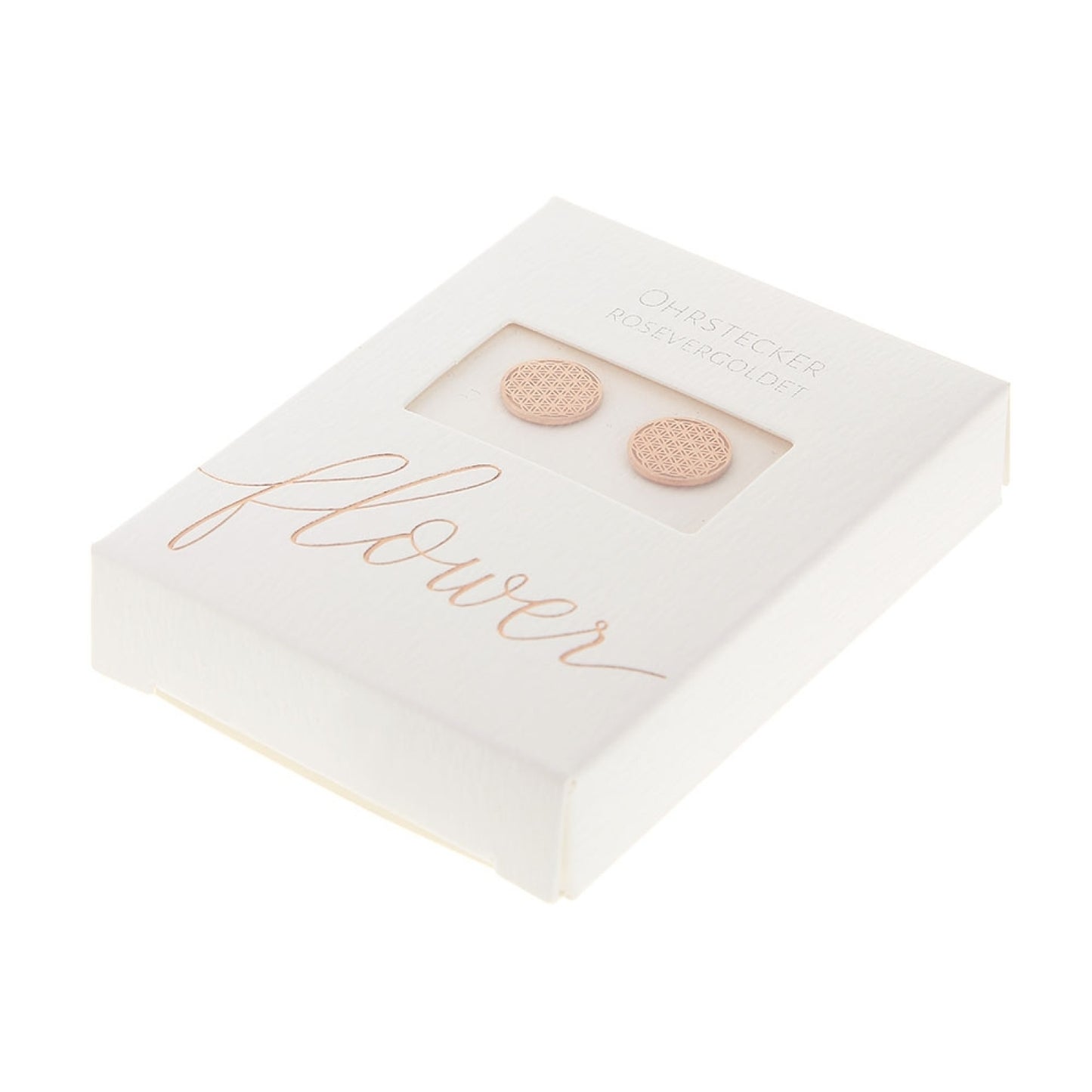 Crystals by HCA-Classic-Oorbellen-Roségoud-Levensbloem