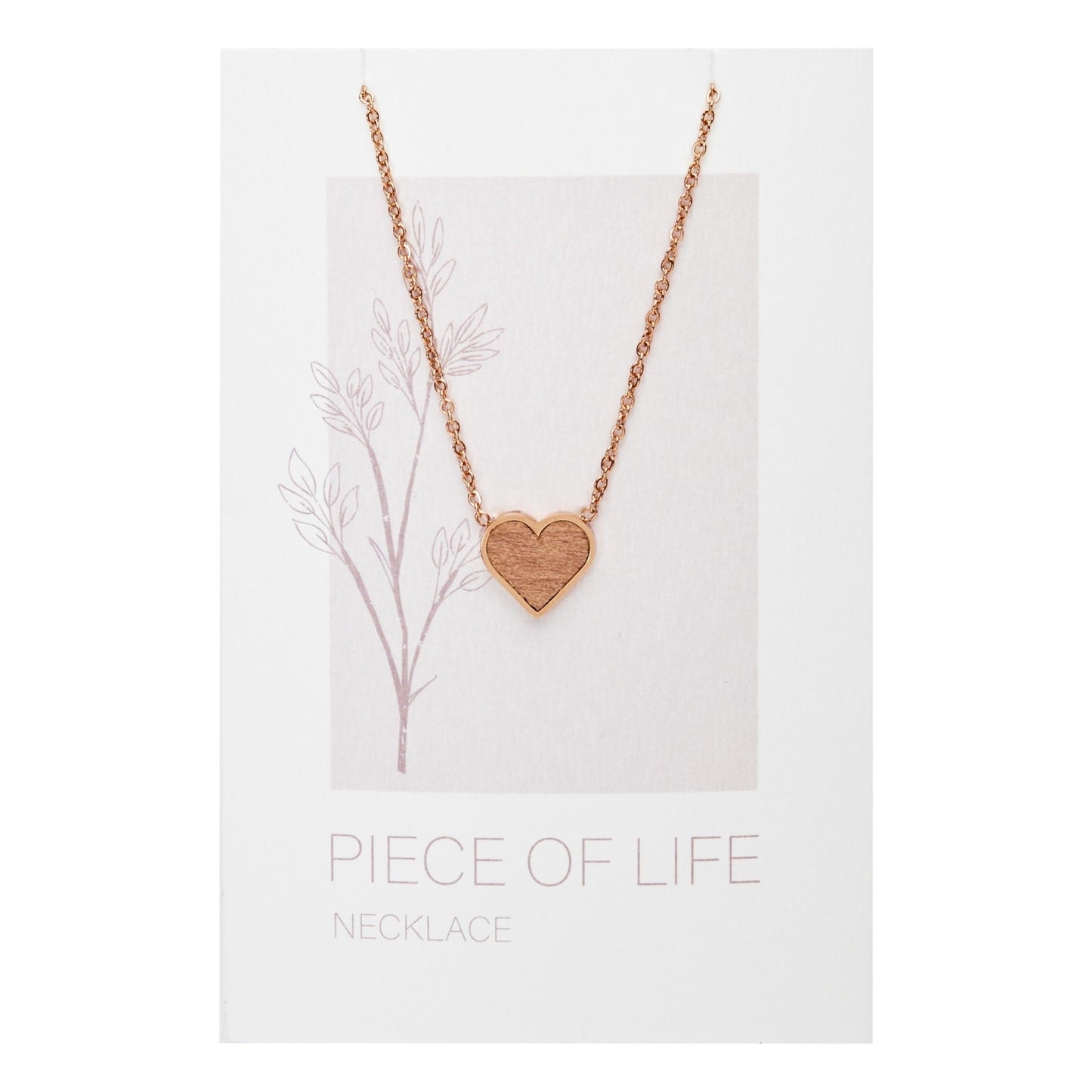 Crystals by HCA-Halsketting-Piece of Life-Roségoud-Hart