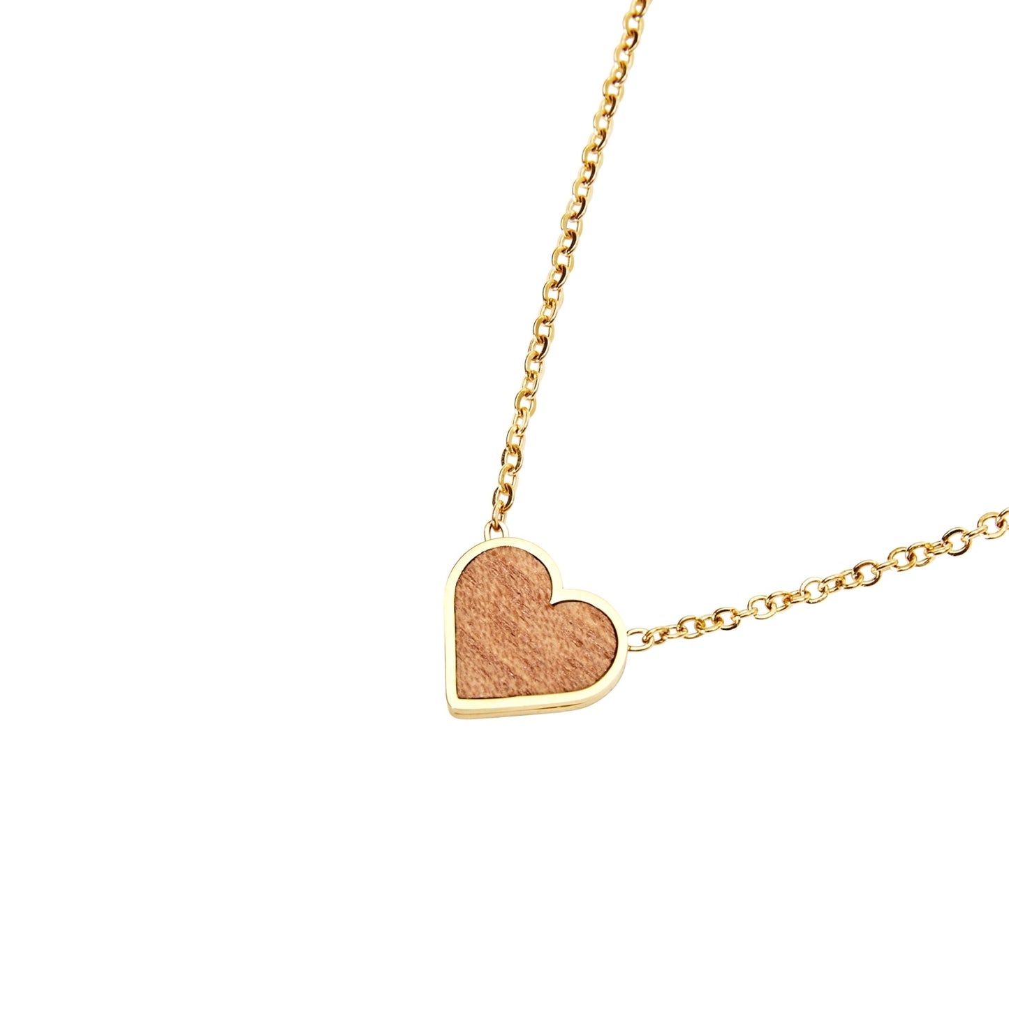 Crystals by HCA-Halsketting-Piece of Life-Verguld-Hart