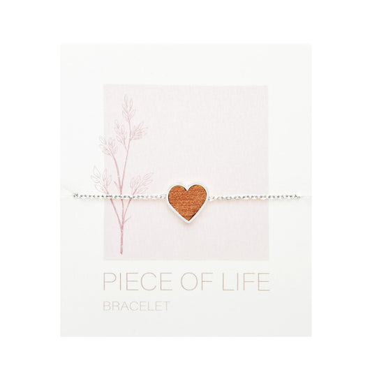 Crystals by HCA-Armband-Piece of Life-Roestvrijstaal-Hart