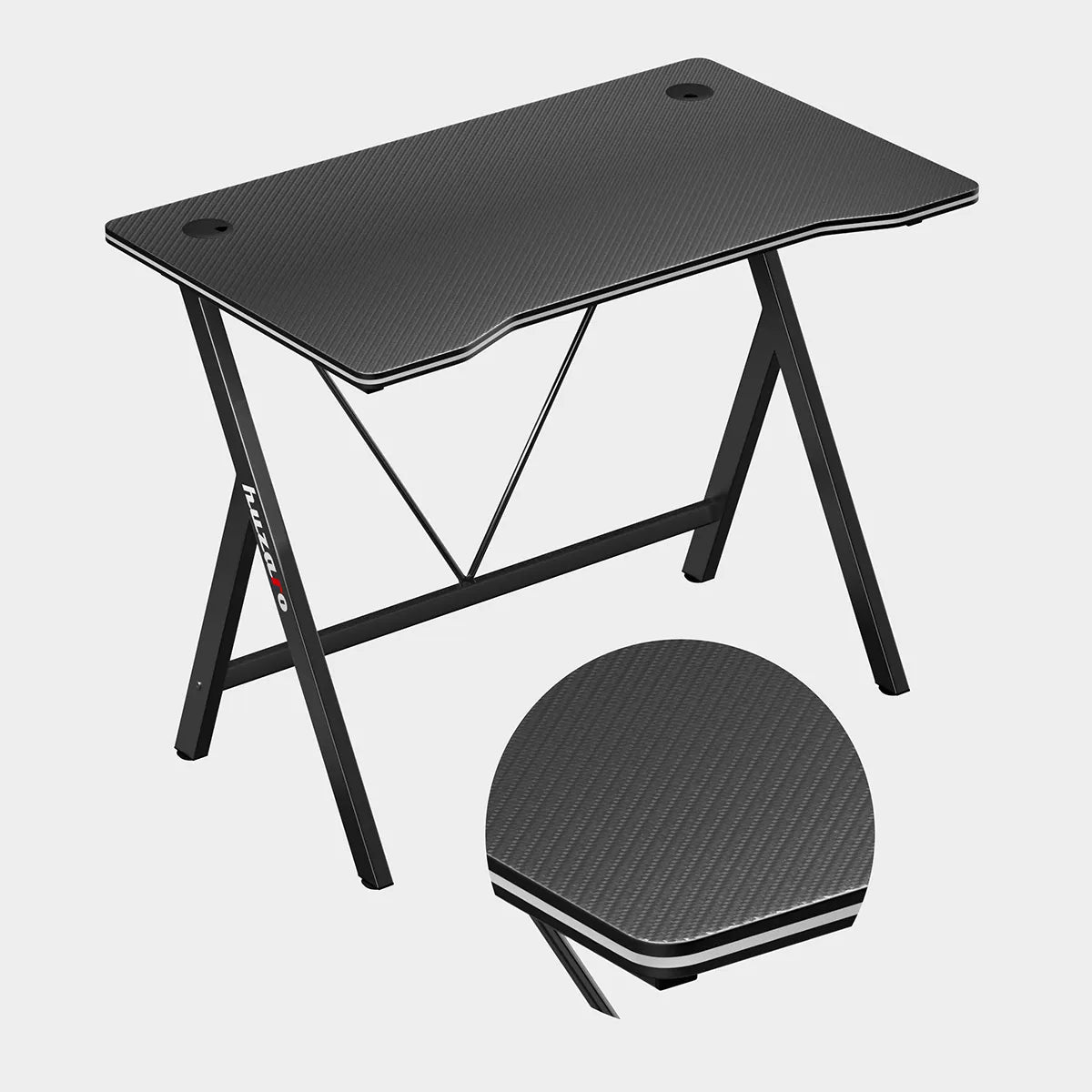 Huzaro-Hero 1.4-Bureau-Gaming-100x50 cm-Zwart-Carbon flex (levertijd op aanvraag)