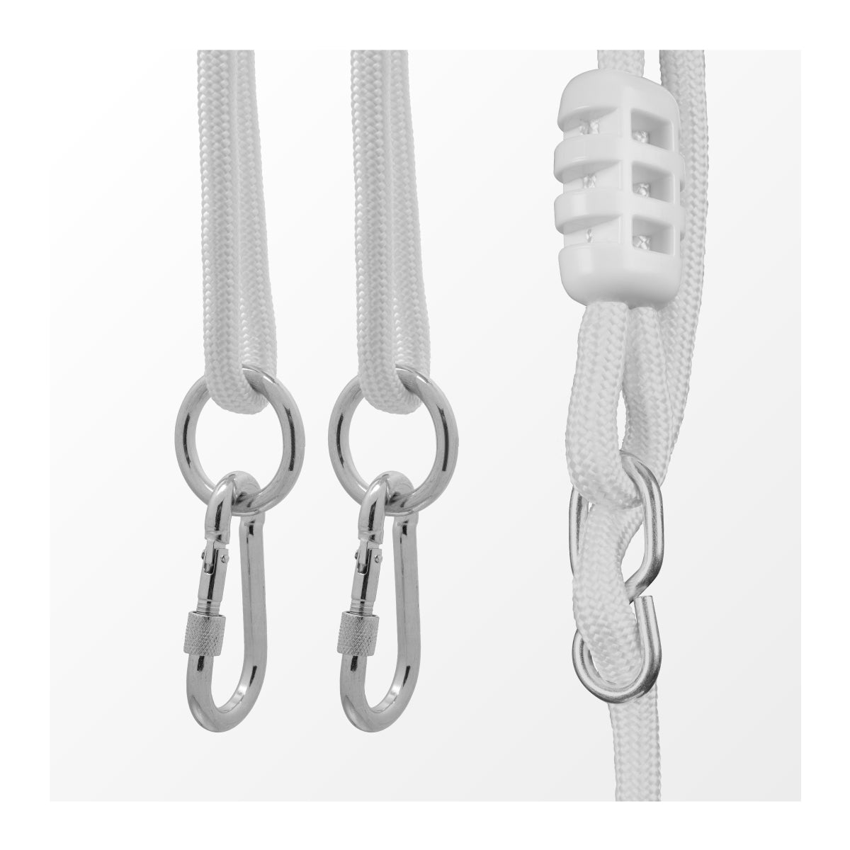 Tulano - Hop 40 - kinderschommel - wieg - schommelstoel - grijs - wit