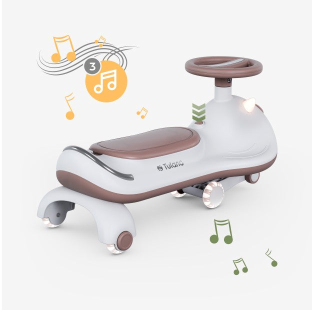 Tulano-Focus 45-Loopauto-Gravitatie/zwaartekrachtrijder-tot 100 kg-Grijs