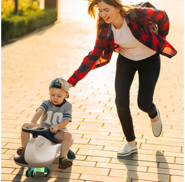 Tulano-Focus 35-Loopauto-Gravitatie/zwaartekrachtrijder-tot 100 kg-Beige (alleen online)