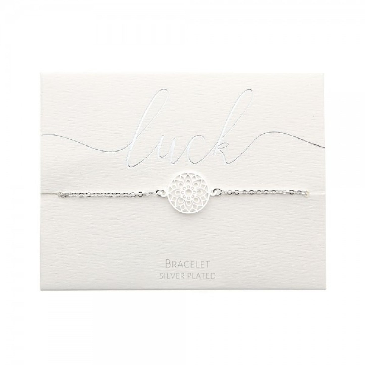 Crystals by HCA-Classic-Armband-Verzilverd-Mandala of luck