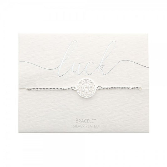 Crystals by HCA-Classic-Armband-Verzilverd-Mandala of luck