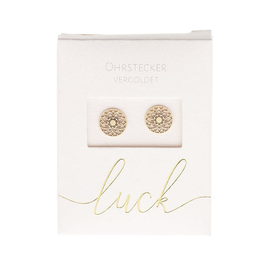 Crystals by HCA-Classic-Oorbellen-Verguld-Mandala Of Luck