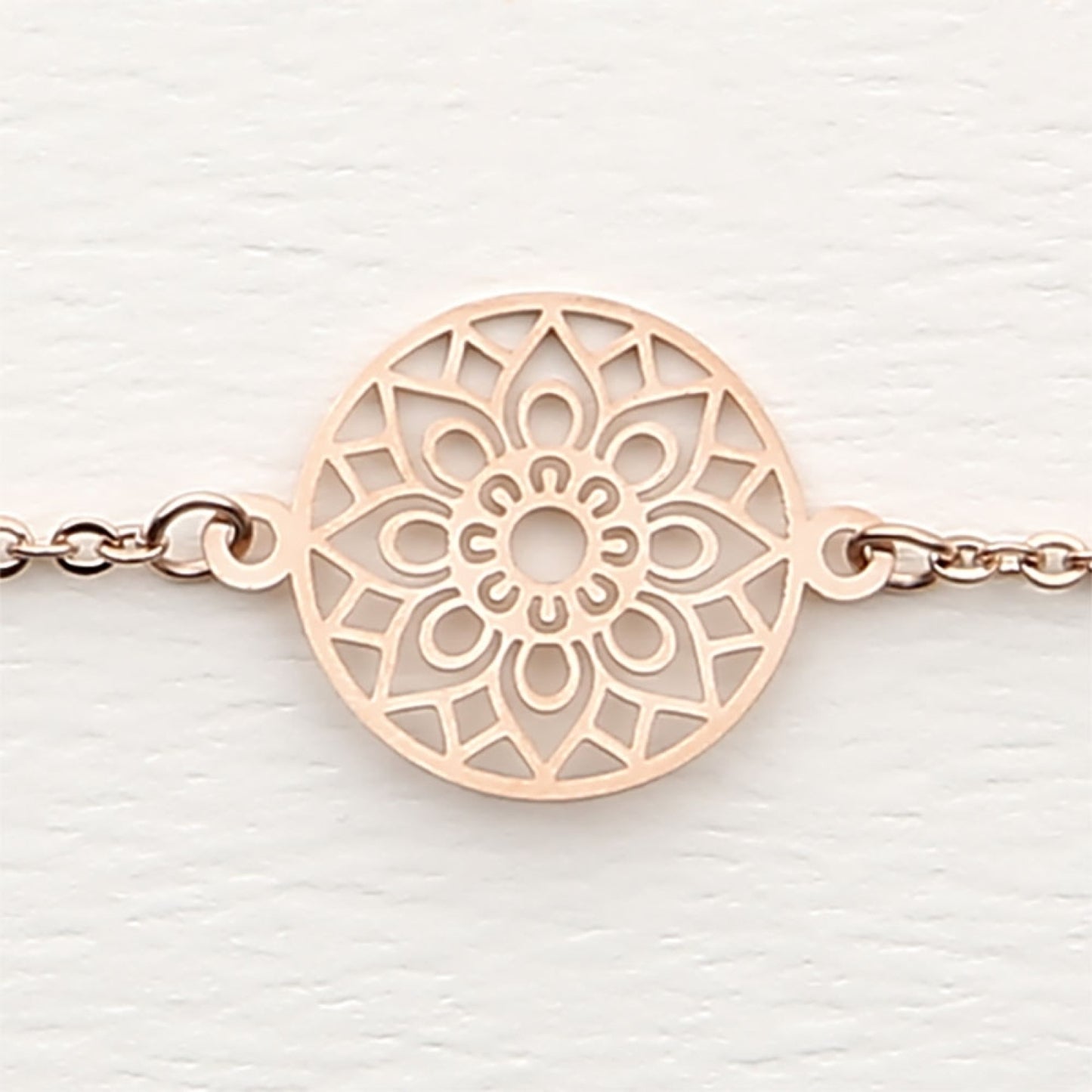 Crystals by HCA-Armband - Roségoud- Mandala Of Luck