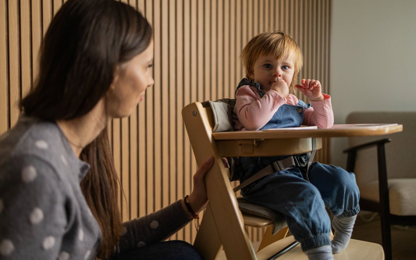 Tulano - Morsel 40 - kinderstoel - meegroeistoel - hout- naturel - 4 in 1