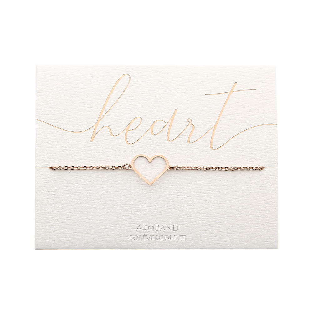 Crystals by HCA-Classic-Armband - Roségoud - Hart