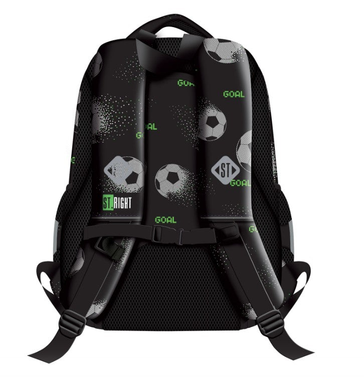 St.Right-rugzak-schooltas-15"-voetbal-39x27x17cm-20 liter-Pixel