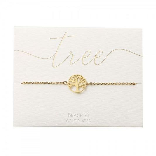 Crystals by HCA-Classic-Armband - Verguld - Levensboom