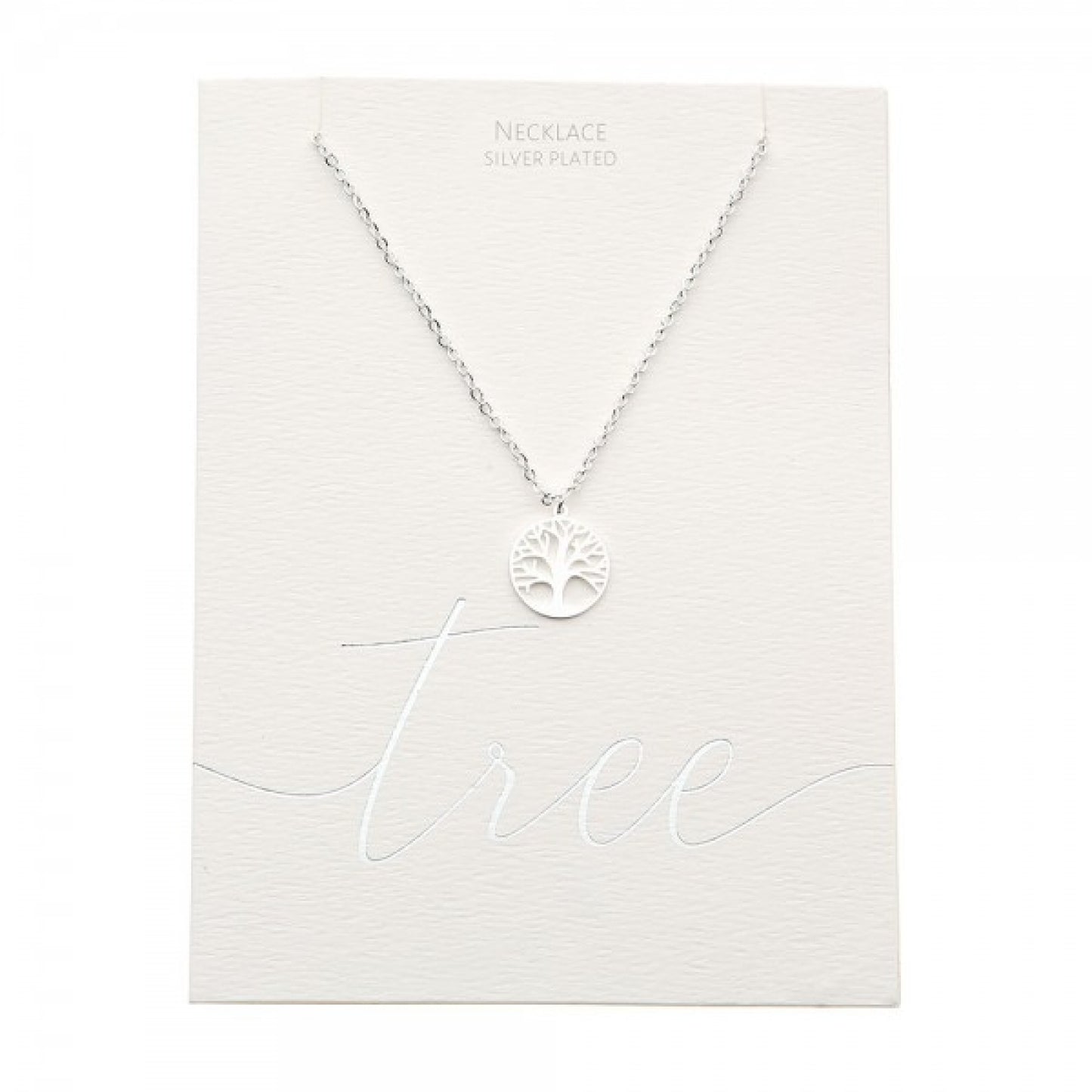 Crystals by HCA-Classic-Ketting-Verzilverd-Levensboom