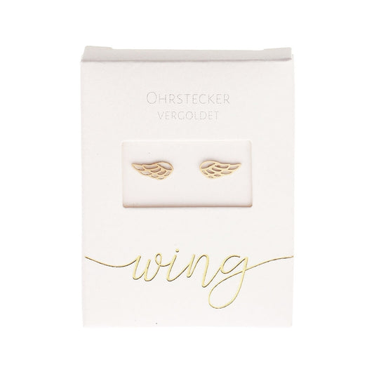 Crystals by HCA-Classic-Oorbellen-Verguld- Engelenvleugels