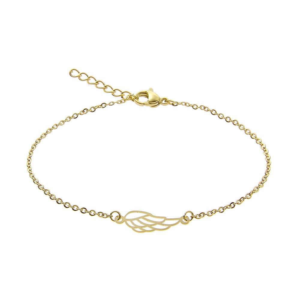 Crystals by HCA-Classic-Armband- Verguld - Engelenvleugel