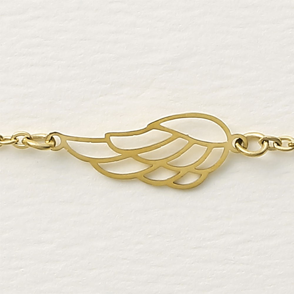 Crystals by HCA-Classic-Armband- Verguld - Engelenvleugel