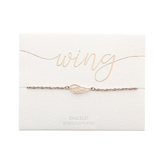 Crystals by HCA-Classic-Armband - Roségoud - Engelenvleugel