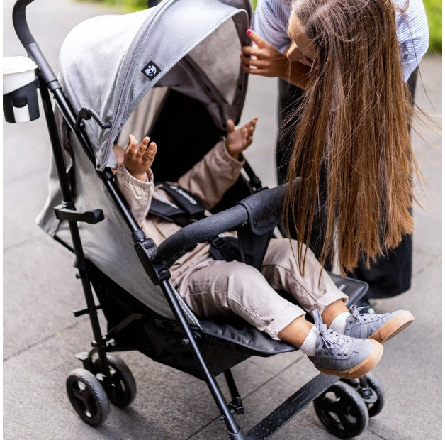 Tulano-Buggy-Davos 35-Vanaf 6 maanden-Tot 22 kg-Grijs/zwart